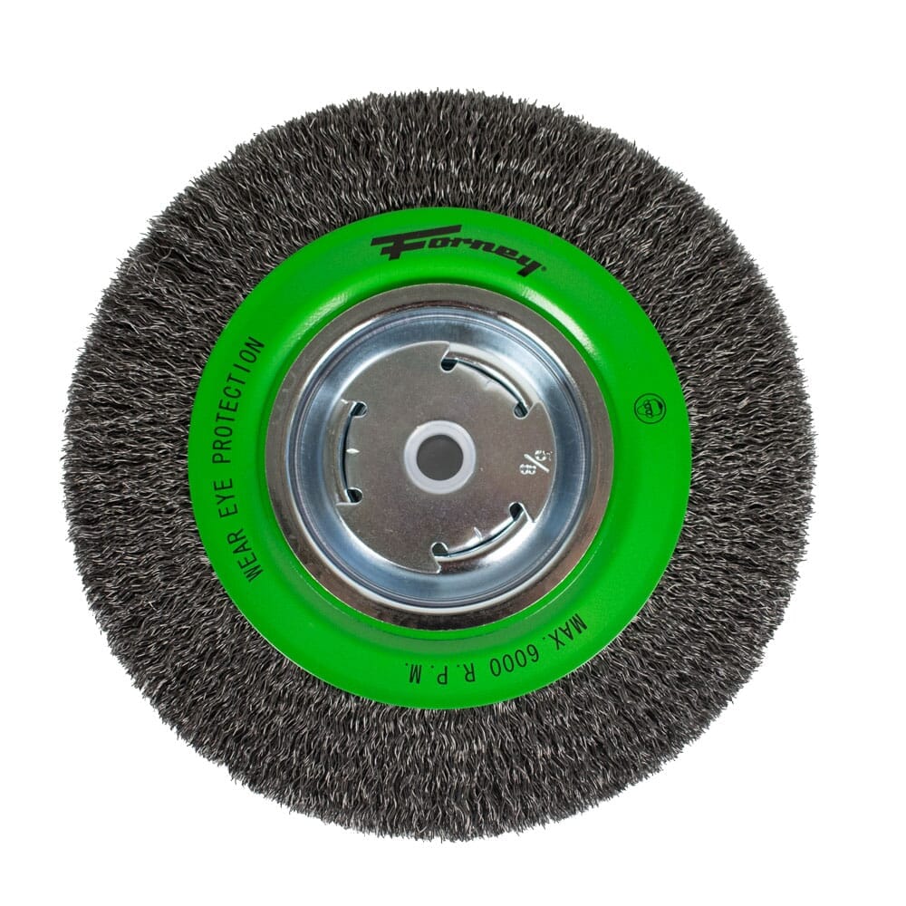 72762 Wire Wheel, Crimped, 8 in x